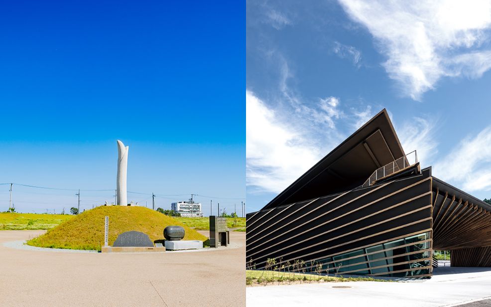 『名取市震災メモリアル公園（宮城県）』『南三陸311メモリアル（宮城県）』